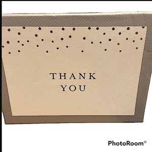 Gardner Studios 50 Blank Thank You Celebration Cards & 50 Envelope Set